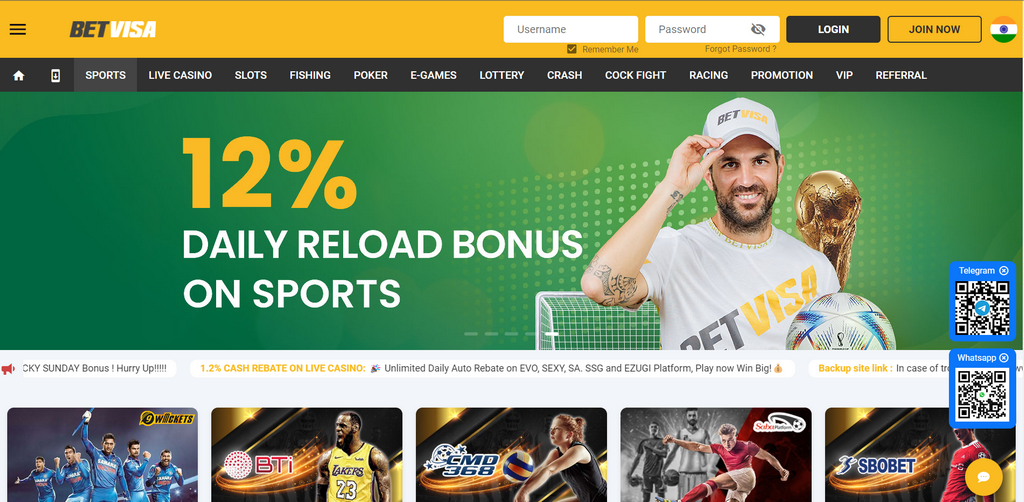বাংলাদেশে BetVisa মোবাইল অ্যাপ ডাউনলোড করুন