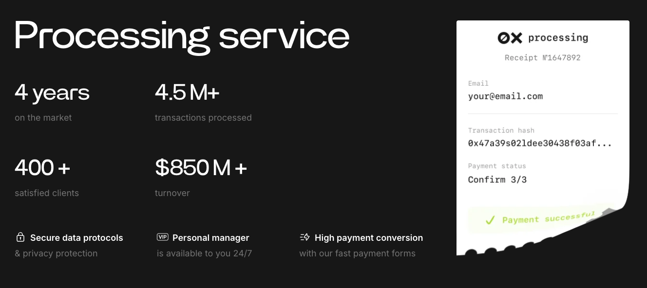 Revolutionizing Online Transactions BTC Payment Provider 0xprocessing