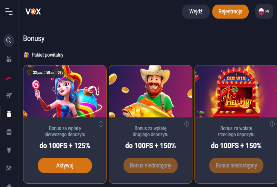 VoxCasino — Przewodnik po funkcjach, bonusach i grach VoxCasino — Przewodnik po funkcjach, bonusach i grach